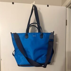 Cincha Blue Expandable Tote Bag